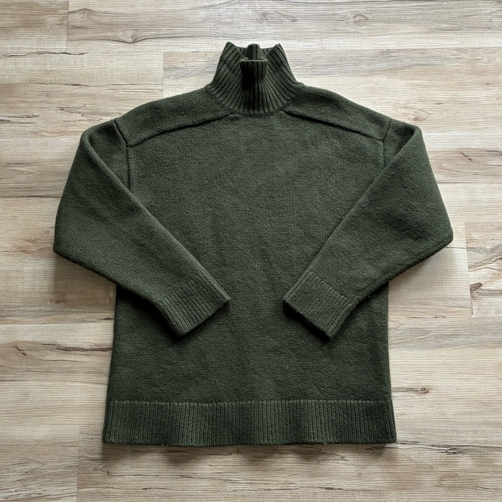 Wilfred Olive Green Turtleneck Sweater